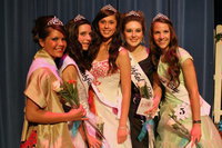 Image: Royalty 2010 — Health Days Royalty for 2010 — Jordan Rock, Mallory Sorensen, Elizabeth Wilkey, Stephanie Bland, and Melanie Buchanan.