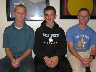 Image: Juniors: Ryan Randall, Bryon Geddes, and Wayland Phelps