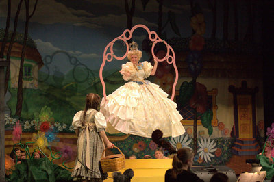 Image: Glinda the Good Witch (Marisa Allen) to the rescue