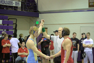 Image: Chet Anderson with the Victory at the Divisional Tournament