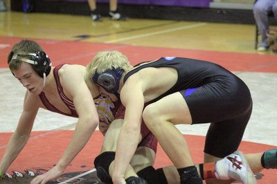 Image: Tyson Holden breaks down his man at the Divisional Tournament