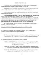 Image: Draft of Appeal Authority ordinance
