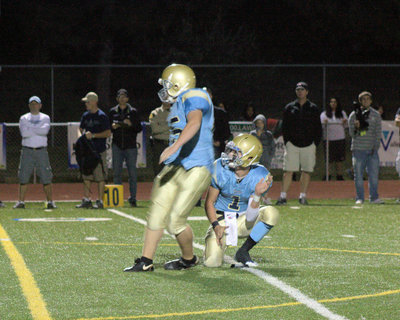Image: Josh Egbert with the extra point