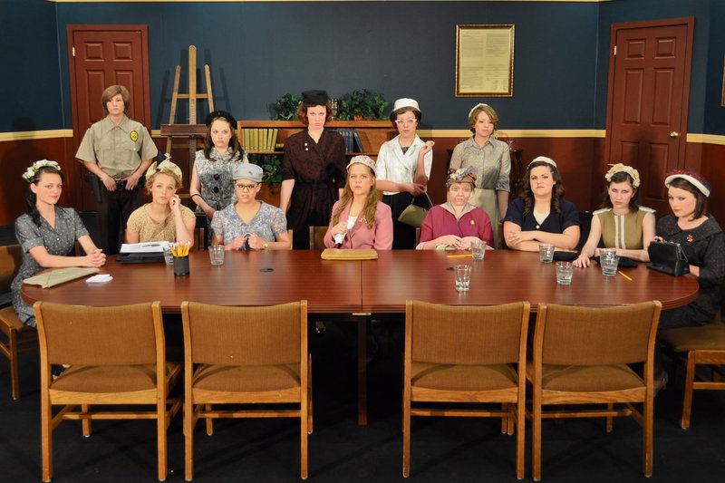Image: Guilty or Not Guilty — The all-girl cast of 12 Angry Women