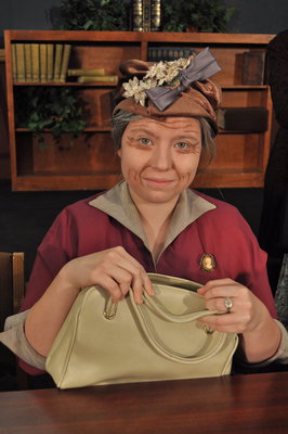 Image: Juror 9 — Jordan Rodgers as “the old woman” in the jury.