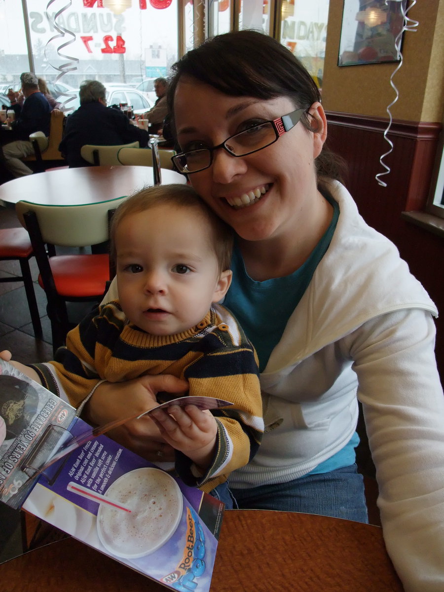 Image: Jana and Jeremiah — Jana and Jeremiah Nelson drove up from Logan along with her husband and X kids to support Dietrich Crosby. Nelson said she heard about it on the radio.