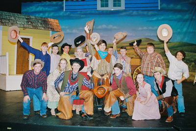 Image: Sky View Cast — Sky View students as the cast of Oklahoma!