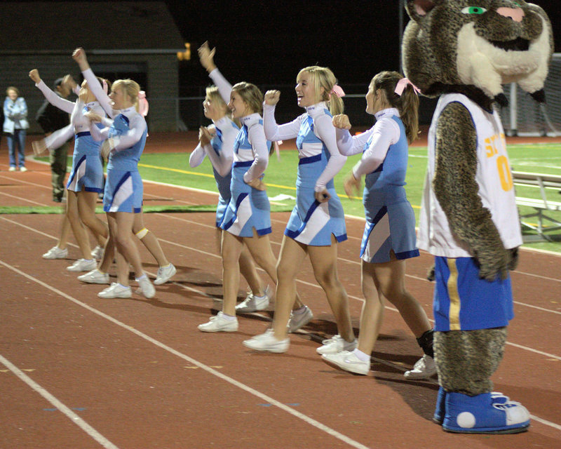 Image: Lets go — Paws and the cheerleaders
