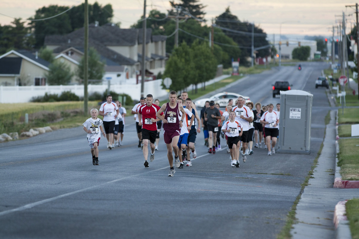 Image: 5K gets underway.