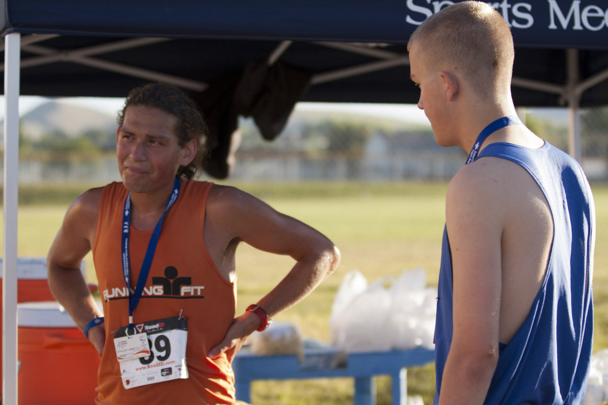 Image: Marathon 2nd and third place finishers