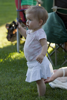 Image: Even the littlest concert goers enjoyed the show.