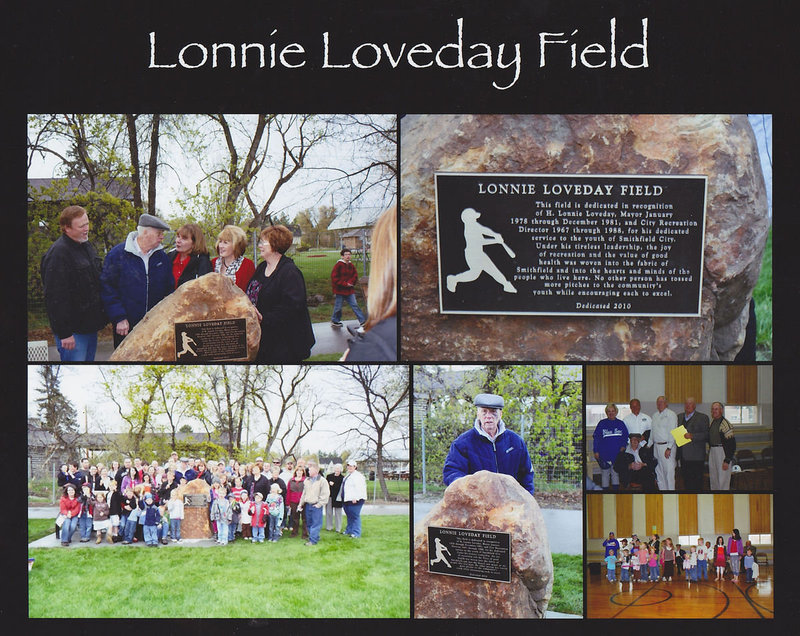 Image: In 2006 the field where Lonnie inspired so many young people the park was re-named in his honor.