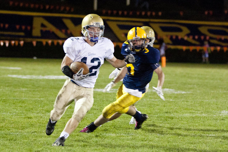 Image: Alex Watts (#12) with one of his 24 carries.