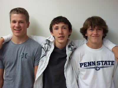 Image: Sophomores:
    Cameron Murray, Ben Heaps, Braxton Godderidge