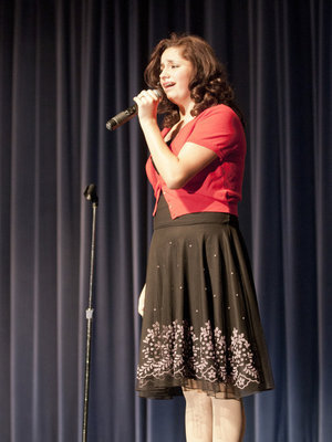 Image: Cassidy Winn sings “At Last”