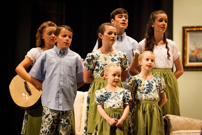Image: The Von Trapp Children sing for the Baroness Elsa Schraeder