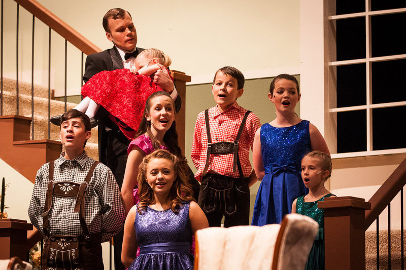 Image: The Von Trapp children sing “So Long, Farewell” for party guests